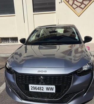 Peugeot 208 gris